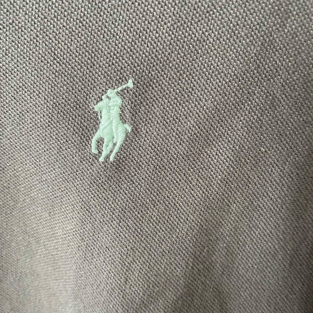 Ralph Lauren Men's Dark Gray Polo Shirt - Picture 4 of 5